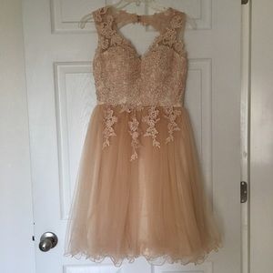 champagne Jaeden dress